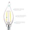 Luxrite CA11 LED Bulbs 4W (40W Equivalent) 400LM 5000K Bright White Dimmable E12 Candelabra Base 24-Pack LR21579-24PK - alternate 5